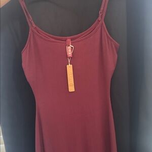 SKIMS Rich Burgundy Shapewear Bodysuit